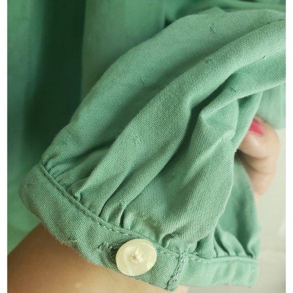 NEW Universal Thread Balloon Long Sleeve Tie Front Blouse - Picture 6 of 13